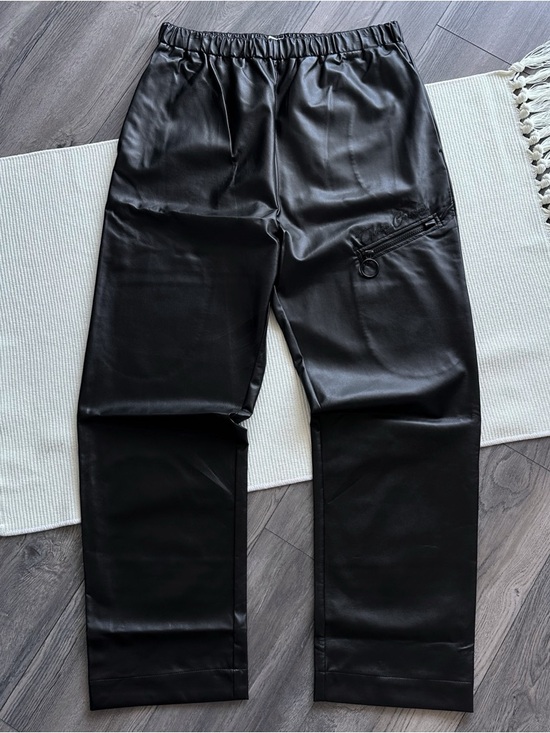 Opening Ceremony Other - Opening Ceremony Black Faux Leather Men’s Track Pants